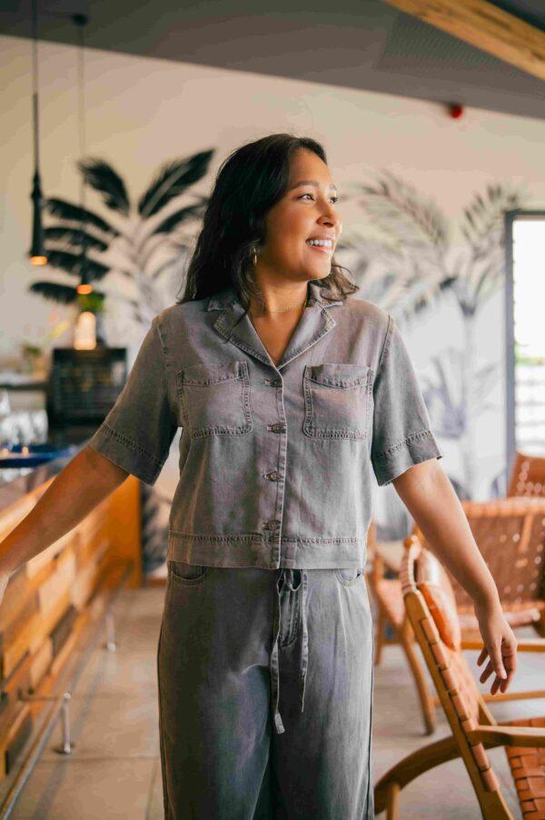 Ensemble chemisier et pantalon Laban de chez Suncoo